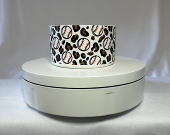 Funda protectora de silicona para vaso de béisbol con diseño de leopardo para Stanley, Owala y más.
