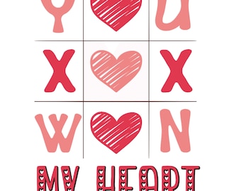 Valentine’s Day Wall Art Digital Download | Cute Love Printable | Romantic Heart Poster | Instant Download | Home Decor