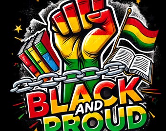 Black Excellence PNG | Afrocentric Art, T-Shirt Design (Instant Download)