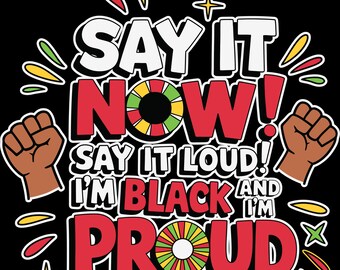 Black Excellence Pride PNG | Juneteenth Graphic Design (Instant Download)
