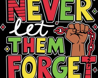 Black Excellence Power Design | Juneteenth PNG Graphic (Instant Download)