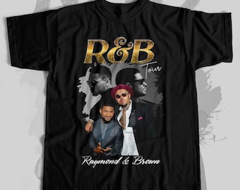 R&B Tour Shirt PNG | Music Inspired Shirt Design | Concert Style Tee Design | Digital Download | Transparent PNG | DTF Print File