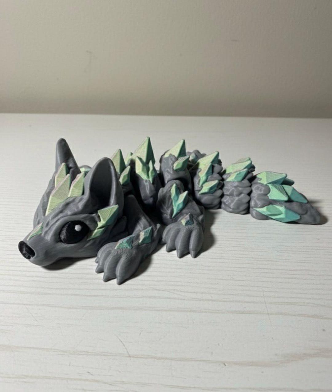 Crystal Wolves 3D Printed Crystal Wolf - Etsy