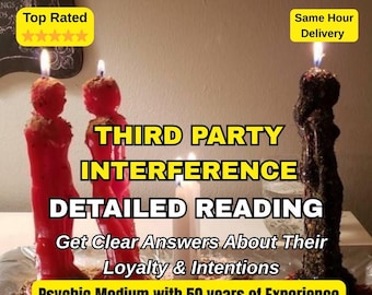 Same Hour Third Party Interference Psychic Reading • External Influence • Ex Involvement • Relationship Insight • Psychic Love Reading