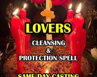 Cleansing & Protection Love Spell for Couples - Aura Cleansing, Ban Negative Energies, Relationship Healing, Same Day Ritual