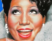 ARETHA FRANKLIN Andy Warhol s Interview Magazine COVER Art Print Digitally Restored Also, George Michael, Diana, Liz David Bowie