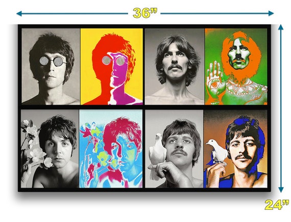 ビートルズポスター ビートルズ • 1967年ビフォー＆アフター サイケデリックポート