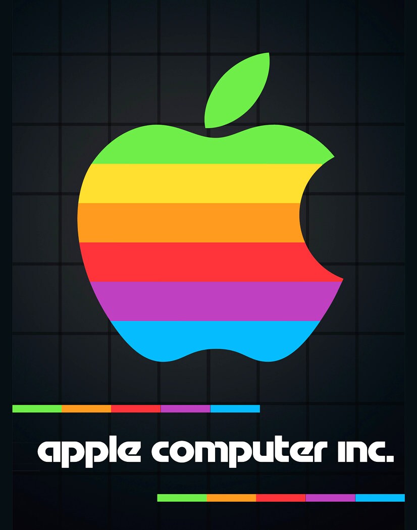 APPLE 'YUM' Poster Print • A CLASSIC H Q Replica • the