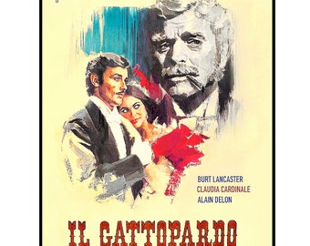 Il Gattopardo 映画ポスター: 1963 イタリア映画の複製 - Etsy 日本