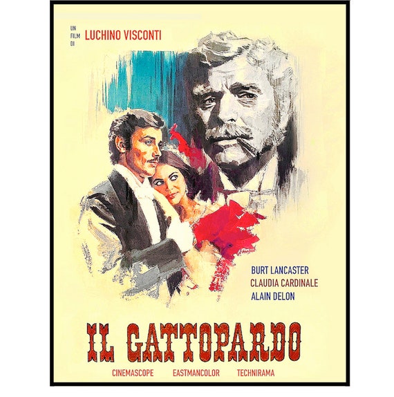 Il Gattopardo 映画ポスター: 1963 イタリア映画の複製 - Etsy 日本