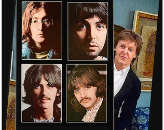 BEATLES • The Classic Portraits From The 1968 WHITE ALBUM • Individual Prints Available Framed • All Printed On Heavy, Premium Art Paper