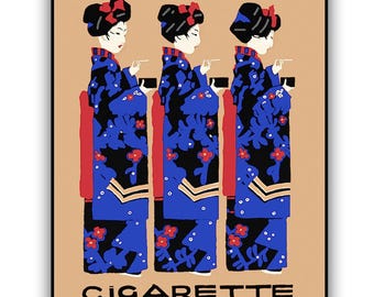 KWANNON Cigarettes • Classic HQ Reproductions Of The Original 1926 Poster By Ludwig Hohlwein  • German Poster Art Master • Free US Shipping!