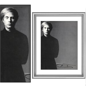 ANDY WARHOL Autographed Photograph By Victor Skrebneski • From The Jan.1980 Horizon Magazine • OOAK • Very Rare & Collectible • Signed !!!