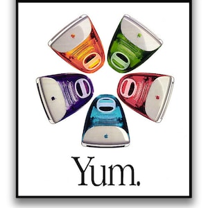 Apple Yum Poster - Etsy