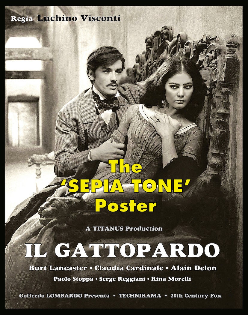 Il Gattopardo 映画ポスター: 1963 イタリア映画の複製 - Etsy 日本