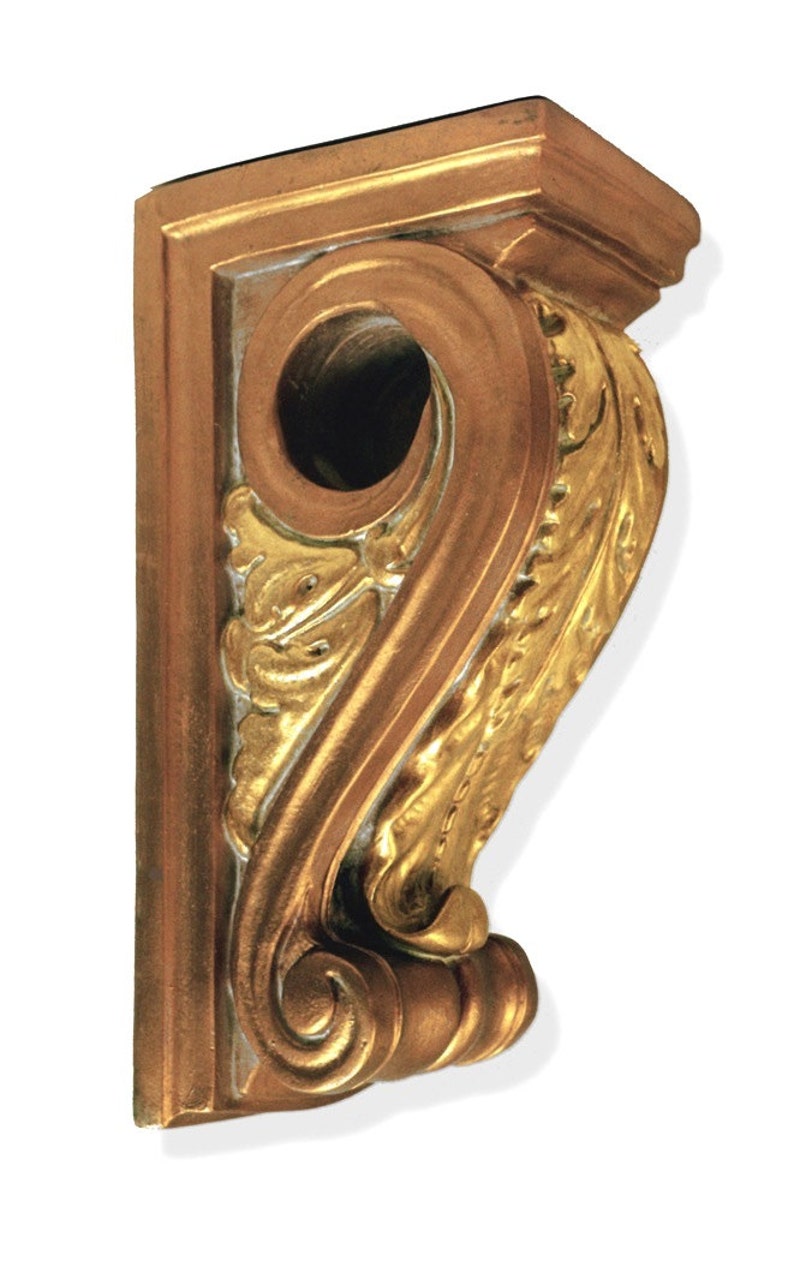 Decorative Curtain Rod Holders 2 & Corbel Brackets and Etsy