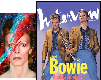 DAVID BOWIE • Cover Art Poster Prints • On Heavy, Non Fade Photo Paper • RARE Interview Magazine Covers • Don't Miss It •