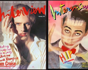 ANDY WARHOL'S • Interview Magazine • Full LARGE Format Issues From