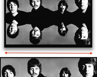 Beatles Banner Poster by Richard Avedon for Stern 1968 on Linen - Etsy