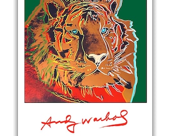 ANDY  WARHOL • Ludwig Museum HQ Posters •  Featuring The Siberian Tiger, Marilyn, Flowers, & Campbell's Soup Cans • Available Framed