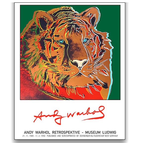 ANDY WARHOL • Ludwig Museum HQ Posters • Featuring the Siberian