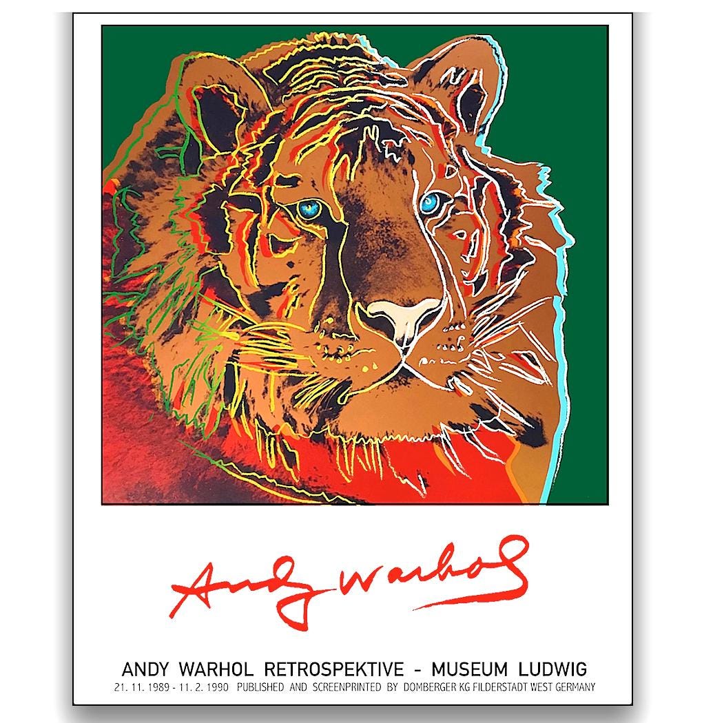 ANDY WARHOL • Ludwig Museum HQ Posters • Featuring the Siberian