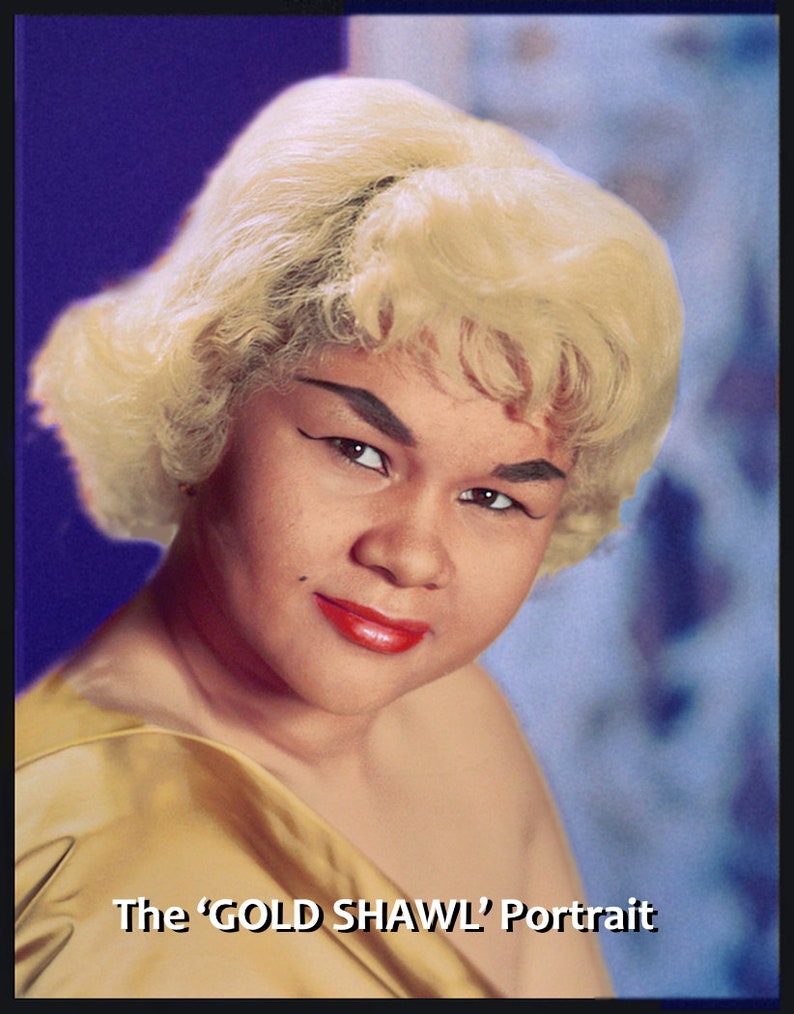 ETTA JAMES Five Different Vintage Portrait Prints Of The Timeless American Singer Available Framed Pick Your Favorite image 8