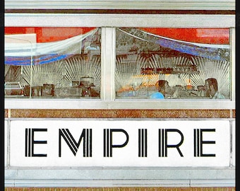 EMPIRE DINER Poster • Limited Edition Print Of The Classic NYC Diner • Available Framed !!!