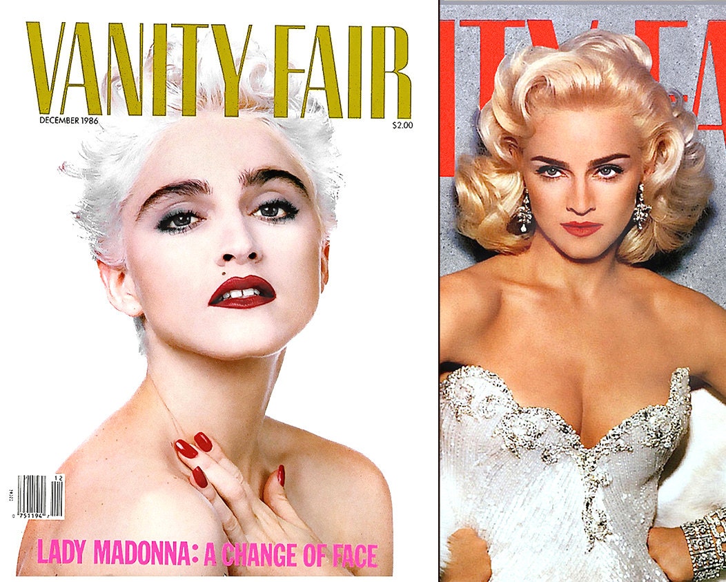 MADONNA Vanity Fair CLASSIC Cover POSTER Prints Restored Etsy