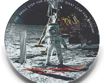 APOLLO 11 • Moon Landing Souvenir Plate • RARE Texas Ware, From 1969 • Classic & Collectible • Don't Miss This !!!