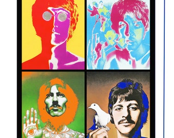 Buy The BEATLES Psychedelic Portraits • COMBINED on One Poster