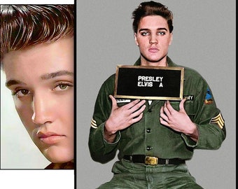 YOUNG ELVIS •  HQ Print Replicas • Available Framed • For Every Elvis Fan !!! • Rare, Classic, and Collectible • Don't Miss These.