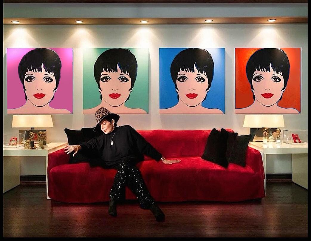 LIZA MINELLI by ANDY Warhol • the Iconic Silk Screen Painting