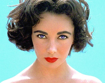 ELIZABETH TAYLOR • Classic Portraits  • Limited Editions / Digitally Restored • Printed On Heavy, High Quality, NonFade Photographic Paper.