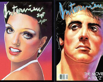 ANDY WARHOL'S • Interview Magazine • Full LARGE Format Issues From