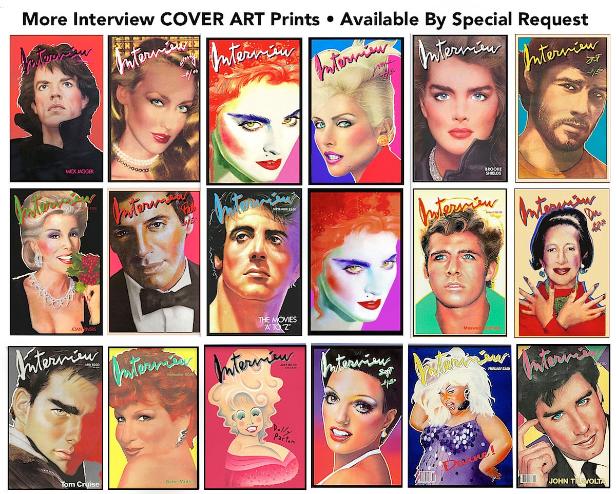 ANDY WARHOL'S • Interview Magazine • Full LARGE Format
