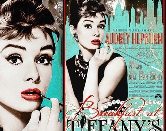 BREAKFAST AT TIFFANY’S • Poster Print Reproductions • Featuring Audrey Hepburn • On Sturdy, H Q Poster Paper • Available Framed Too !!!