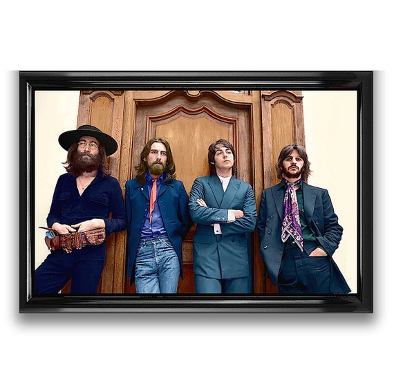 The BEATLES LAST PHOTOGRAPH • 12x18” • Very Rare, & Collectible