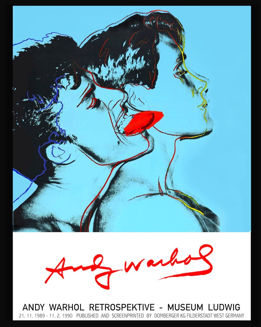 Andy Warhol Exhibition Poster: A Retrospective (Original
