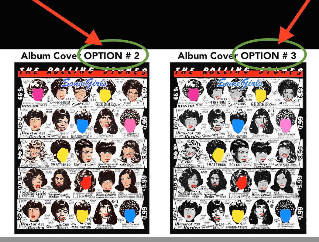 ローリング・ストーンズ『Some Girls』アルバムアート復刻ポスター