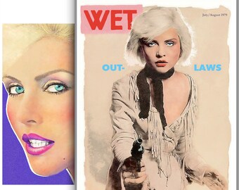 DEBBY HARRY • Rare WET Magazine Cover Art Poster Print and Fun Blondie Comic Book Art Print + More • Don't Miss This !!!