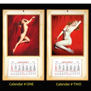 The MARILYN MONROE 1955 Golden Dreams Calendar POSTER Replicas On Premium 11 Mil  Poster Paper - Rare,Iconic - Hard To Find.