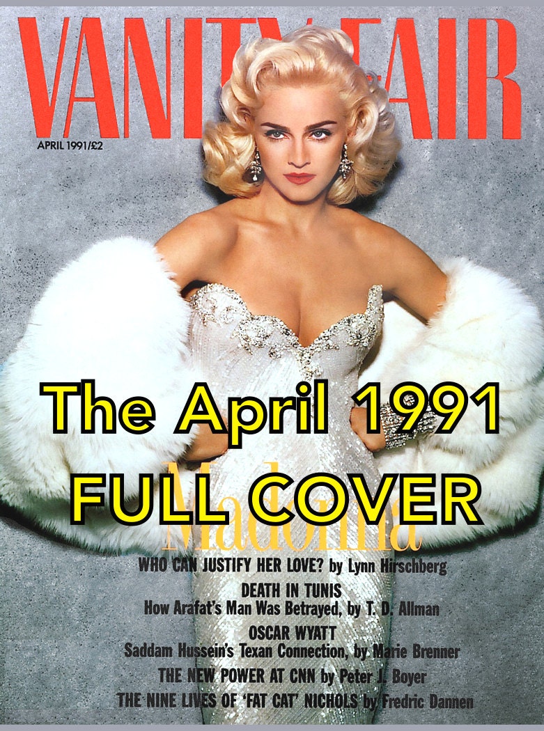 MADONNA Vanity Fair Cover POSTER Prints Digitally Restored Etsy