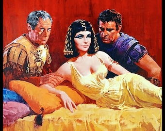 CLEOPATRA • The Red CLASSIC Poster Print • On Sturdy, H Q Photographic Paper • Available Framed • Don't Miss This !