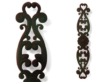 Wrought Iron Style Balcony Panel • Vintage New Orleans Greek Revival Design • Classic & Decorative • Reinforced Cast Steel Replica • 30”H