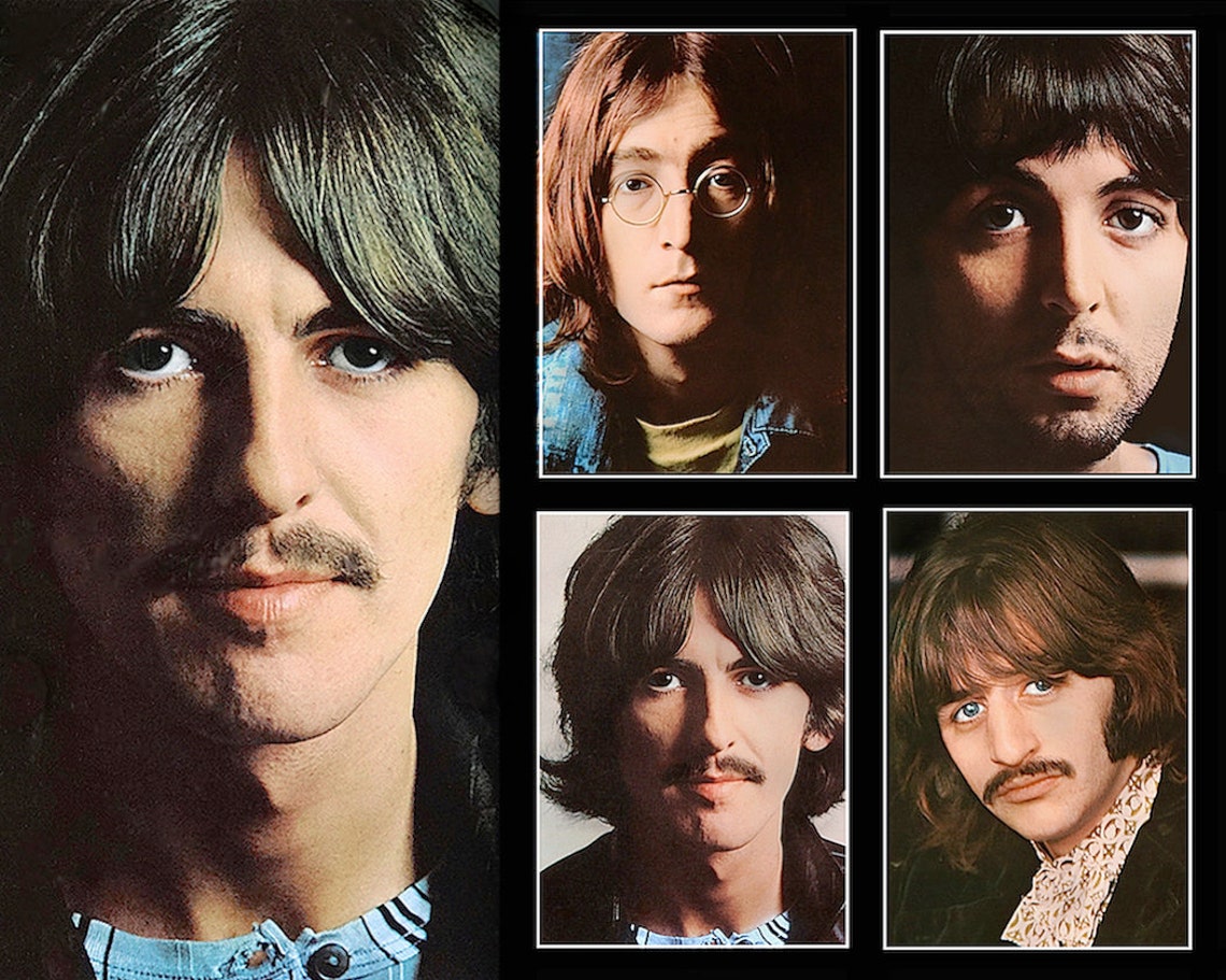 BEATLES the Classic Portraits From the 1968 WHITE ALBUM - Etsy