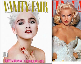 MADONNA Vanity Fair CLASSIC Cover POSTER Prints -  Restored • Dec. 86' & April 91' • On Non Fade, Poster Paper • Available Framed !!!