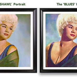 ETTA JAMES Five Different Vintage Portrait Prints Of The Timeless American Singer Available Framed Pick Your Favorite image 4