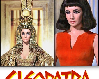 ELIZABETH TAYLOR As CLEOPATRA • Rare, Classic 1963 Portrait Prints • On High Quality, 11 Mil Art Paper • All Prints Are Available Framed !!!