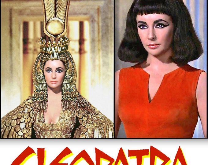 ELIZABETH TAYLOR as CLEOPATRA Rare, Classic 1963 Portrait Prints on ...